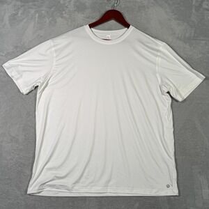 Rhoback Shirt Mens XXL White‎ Tailwind Performance Golf